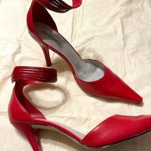 Red Ankle strap BCBGirls Heels